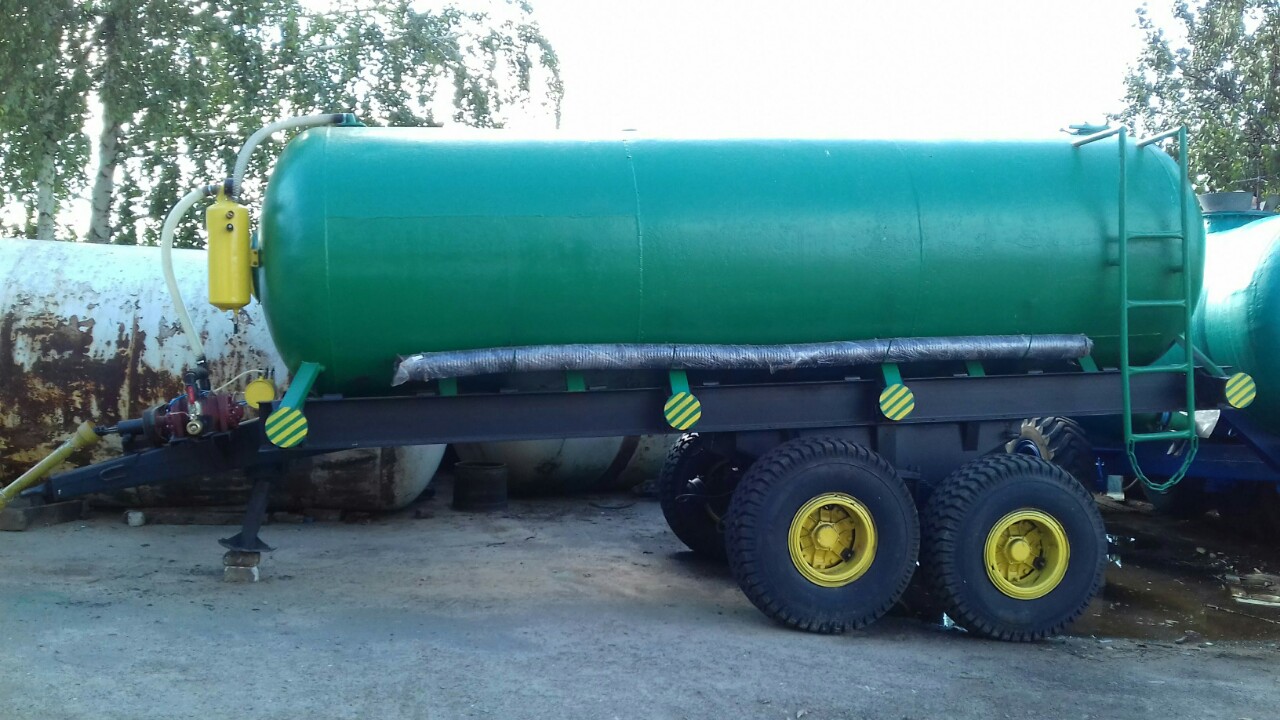 Бочка МЖТ-12 для внесения жидкого навоза и жидких органических удобрений (востановленная) - Зображення 2