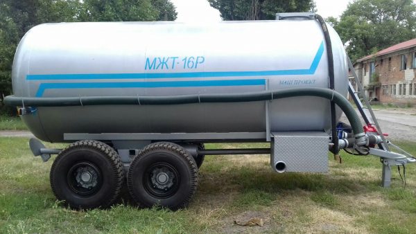 Бочка МЖТ-16 з вакумним насосом для навозу та КАС - Зображення 2