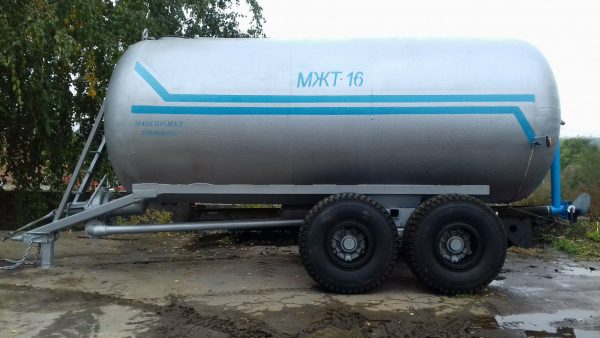 Бочка МЖТ-16 с центробіжним насосом для навозу та КАС - Зображення 7