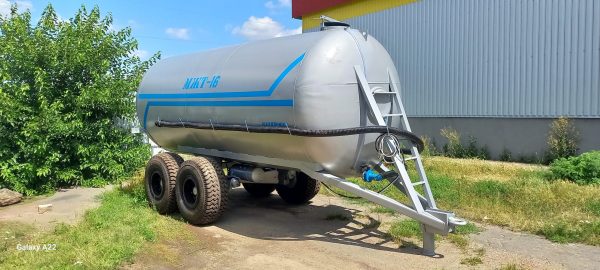 Бочка МЖТ-16 з мотопомпою для води та КАС - Зображення 3