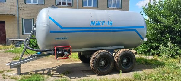 Бочка МЖТ-16 з мотопомпою для води та КАС - Зображення 8
