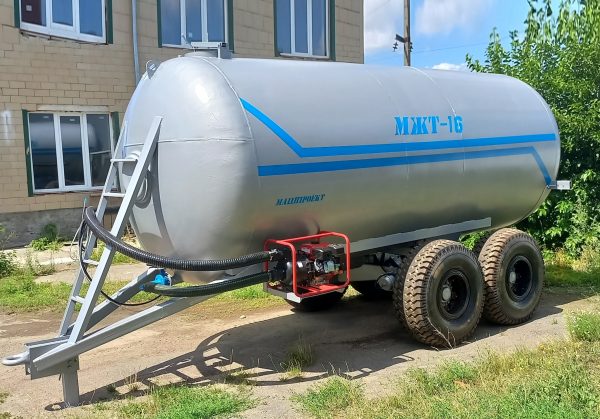 Бочка МЖТ-16 з мотопомпою для води та КАС
