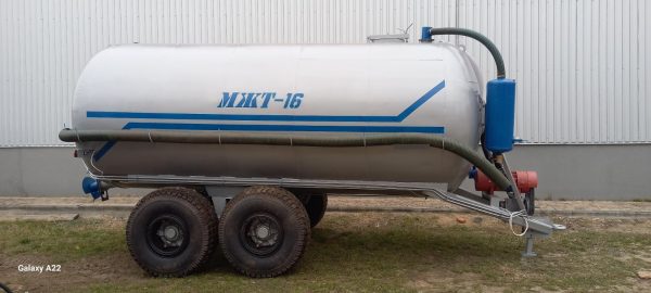 Бочка МЖТ-16 з вакумним насосом КО510 для навозу, води та КАС - Зображення 2