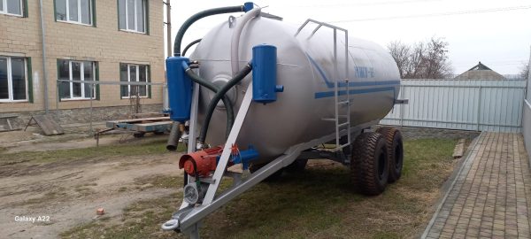 Бочка МЖТ-16 з вакумним насосом КО510 для навозу, води та КАС - Зображення 3