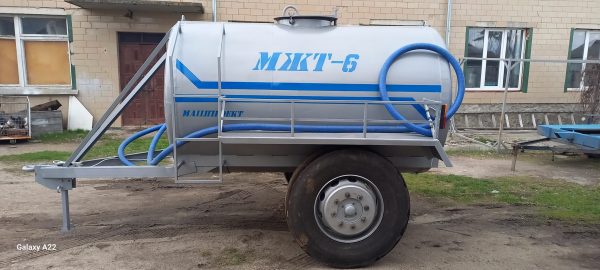 Бочка МЖТ-6 з бензиновою мотопомпою для води - Зображення 2