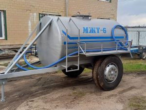 Бочка МЖТ-6 з бензиновою мотопомпою для води