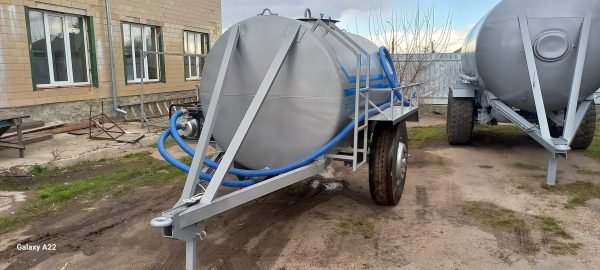 Бочка МЖТ-6 з бензиновою мотопомпою для води - Зображення 3