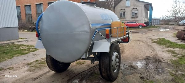 Бочка МЖТ-6 з бензиновою мотопомпою для води - Зображення 8