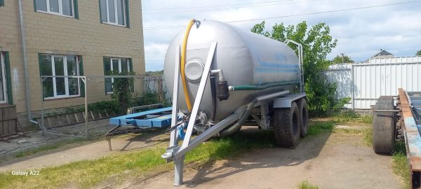 Бочка МЖТ-16 пневмоход/євроосі з насосом НМР-Г120 для КАС та хім.сумішей - Зображення 6