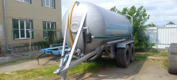 Бочка МЖТ-16 пневмоход/євроосі з насосом НМР-Г120 для КАС та хім.сумішей - Зображення 2