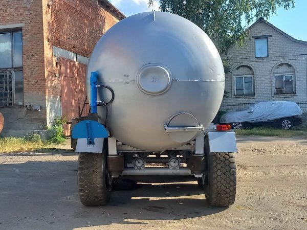 Бочка МЖТ-22 пневмоход/євроосі з насосом НМР-Г120 для навозу, води та КАС - Зображення 2
