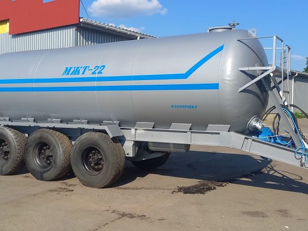 Бочка МЖТ-22 пневмоход/євроосі з насосом НМР-Г120 для навозу, води та КАС - Зображення 6