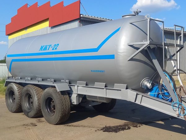 Бочка МЖТ-22 пневмоход/євроосі з насосом НМР-Г120 для навозу, води та КАС - Зображення 8