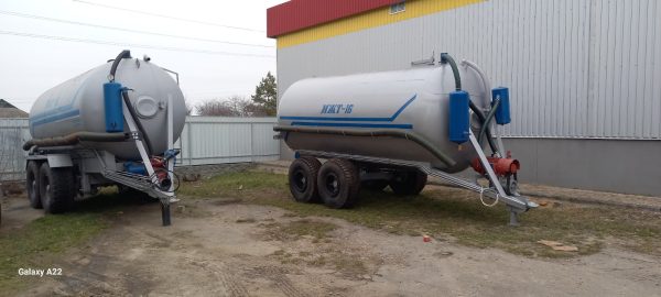 Бочка МЖТ-16 з вакумним насосом КО510 для навозу, води та КАС - Зображення 4