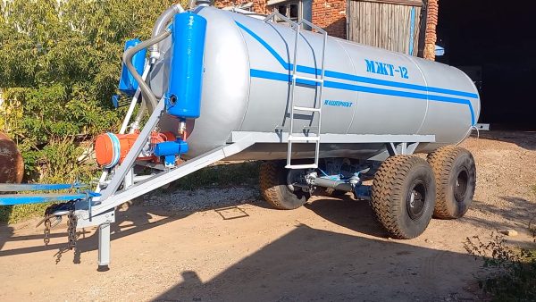 Бочка МЖТ-12 з вакумним насосом КО510 для навозу та КАС - Зображення 2