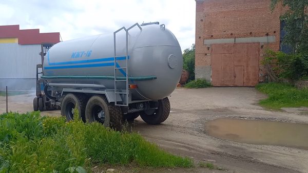 Бочка МЖТ-16 пневмоход/євроосі з насосом НМР-Г120 для КАС та хім.сумішей - Зображення 5