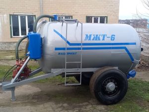 Бочка МЖТ-6 з вакумним насосом MEC5000 для навозу та КАС